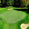 Aerial view of the 12th green from the Greenback Course at Heron Lakes Golf Club