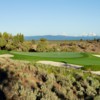 A view of the 17th green at Brasada Canyons Golf Course.