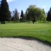 A sunny day view of a hole from Spring Hill Golf Club at Albany Golf & Event Center.