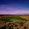 A view of the par-5 10th green at Brasada Canyons Golf Course.