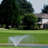 A view of the clubhouse and green #9 at Summerfield Golf & Country Club