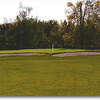 Hole #5 is the longest hole on the course. The green is flat and easy to reach in regulation if you can avoid the two bunkers in front. Too much club will give you an uphill lie in the rough that lines the back of the green