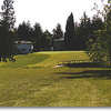Hole #13 is considered to be the toughest hole on the course. A creek and trees line the right fairway and the creek cuts across the fairway about 275 yards out. Houses are to the left as well as a group of pine trees that jut into the fairway at the cree