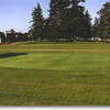 Beautifully manicured and chipping is allowed on the green in the distance.