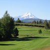 Hole #4 is the #1 handicap hole and for good reason. The fairway slants downward left to right the entire way to the green so a tee shot to the left is essential. 