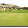 Kah-Nee-Ta #15: Another dogleg right. The only hazard on this hole is the desert that juts into the fairway to the right. If you hit into this area, keep a close eye on where your ball lands. It's easier than you think to loose a ball on this hole. 