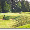 The fourth hole, a short par 4 plays beside a natural ravine. The putting surface opens up only from the left side because tall mounds have been constructed to the right. No hole on this dramatic course will spark more conversation and frustration.