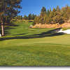 River's Edge #1: A big downhill fairway with a blind tee shot. Starter will give approval to tee off. The ball will kick left if you favor the right side of the fairway leaving you with a downhill approach shot to a green guarded by one bunker to the left