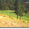 River's Edge #16: Possibly the most memorable golf shot in Central Oregon! Elevation change allows for a two club drop in club selection. This hole has it all, water, sand, trees, rough and a beautiful view.