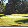 Salem GC #15: The par 3 starts with a tee shot to an elevated green. There are no bunkers to contend with but trees line both sides. A tee shot too far right or short will leave you with a difficult uphill chip shot.