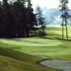 Florence Golf Links #8: Beautiful downhill par 3 with Reese Jones undulation in the center of the green. Club selection is critical. Green slopes right to left.