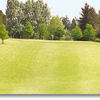 Hole #1 is a long dogleg left with two ravines that cut across the fairway approximately 200 yards from the tee and another 100 yards from the green.