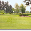 The second hole is a straight-ahead par 3 with one green-side bunker to the right.