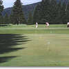 Two large and well groomed putting greens can be found in front of the clubhouse. Chipping is allowed.