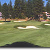 Widgi Creek #10: Downhill and downwind allows this hole to play shorter than it's yardage. The green is large but so are the 4 large bunkers that protect it.