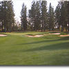 Widgi Creek #14: Hit your straightest club here and you'll be left with a short iron to this 3 tiered green.