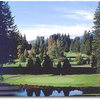 Hole (#4 Pine Cone): The pond below this hole (seen in the foreground of the photo) is a wildlife haven; frequented by waterfowl, otters, baby Steelhead and Coho salmon. 