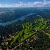 Aerial view of Oswego Lake Country Club