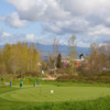 A sunny day view of a hole from Pub Course at McMenamins Edgefield