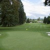 A view of a hole at Eugene Country Club