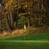 Fall view of a green at Rose City Golf Course