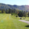 A view of fairway #2 at Stewart Park Golf Course
