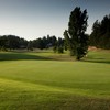 A view of a green at Laurelwood Golf Course