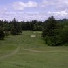 A view of the 6th hole, from tee, at Chinook Winds Golf Resort.