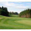 A view of the 12th green at Chehalem Glenn Golf Club