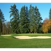 A view of hole #17 protected by bynkers at Chehalem Glenn Golf Club