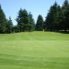 Looking back from a green at Springwater Golf Course